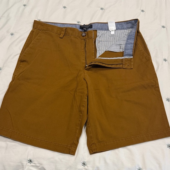 Banana Republic Other - Banana Republic Tan Flat Front Shorts